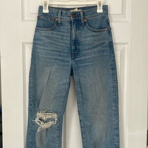 Madewell The Perfect Vintage Straight Jean Size 24